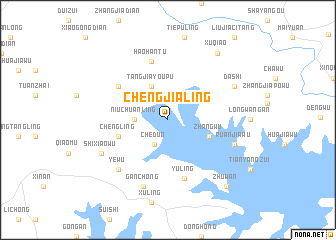 map of Chengjialing