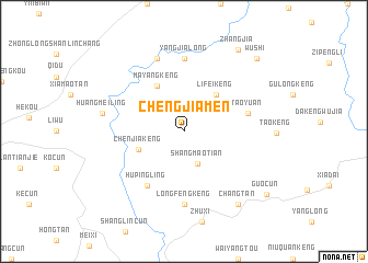 map of Chengjiamen