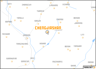map of Chengjiashan