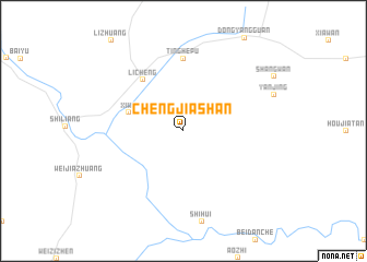 map of Chengjiashan