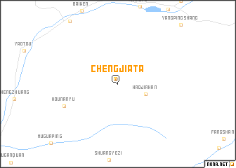 map of Chengjiata