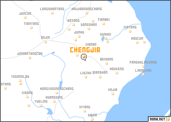 map of Chengjia