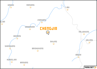map of Chengjia