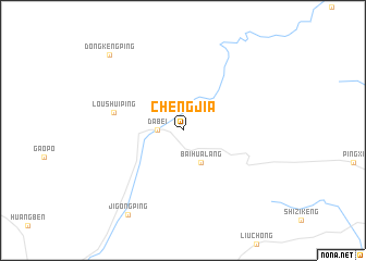 map of Chengjia