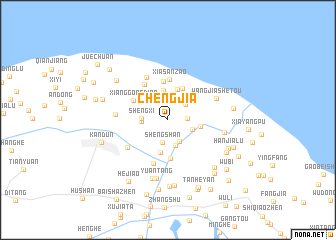 map of Chengjia