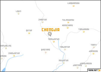map of Chengjia
