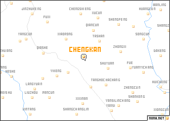 map of Chengkan