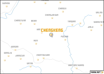 map of Chengkeng