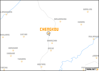 map of Chengkou
