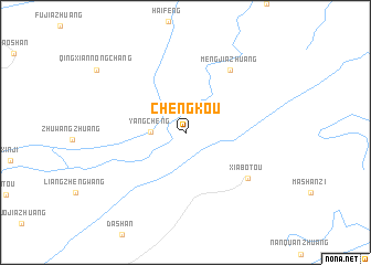 map of Chengkou