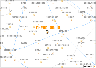 map of Chenglaojia