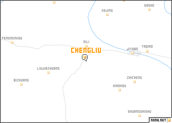 map of Chengliu