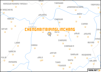 map of Chengmaitaipinglinchang