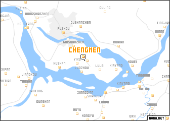 map of Chengmen