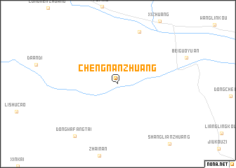 map of Chengnanzhuang