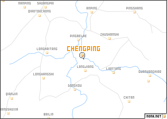 map of Chengping