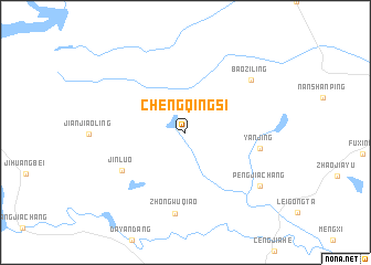 map of Chengqingsi