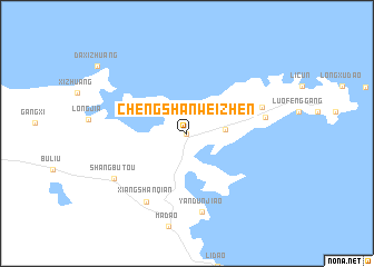 map of Chengshanweizhen