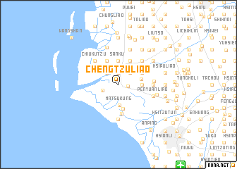 map of Cheng-tzu-liao