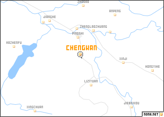map of Chengwan