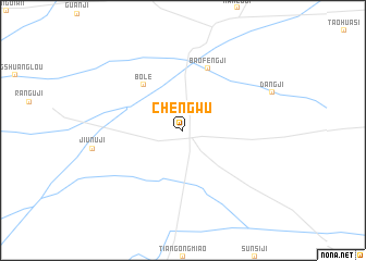 map of Chengwu