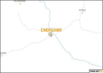 map of Chengxian