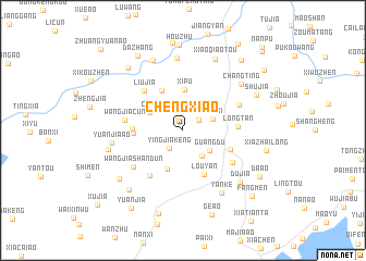 map of Chengxi\