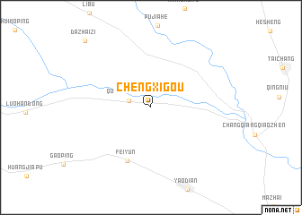 map of Chengxigou