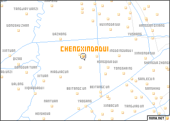 map of Chengxindadui