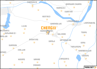 map of Chengxi