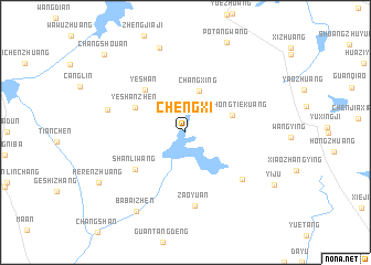 map of Chengxi