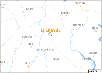map of Chengyue