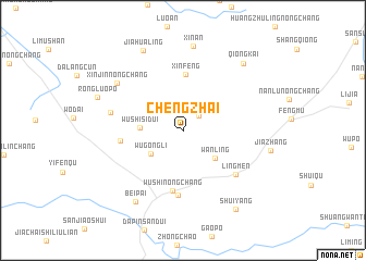 map of Chengzhai