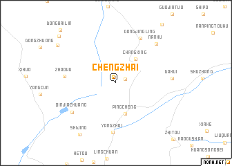 map of Chengzhai