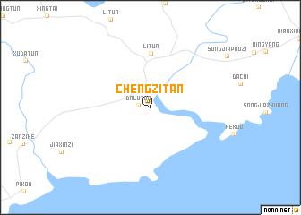 map of Chengzitan