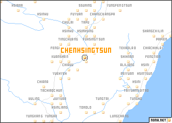 map of Chen-hsing-ts\