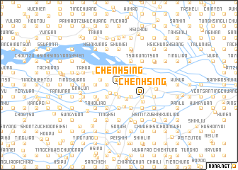 map of Chen-hsing