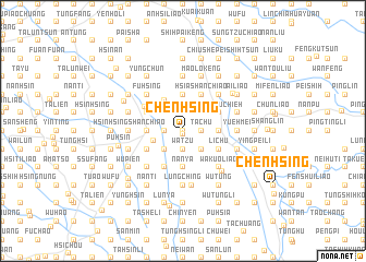 map of Chen-hsing
