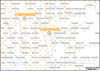 map of Chen-hsing