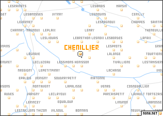 map of Chenillier