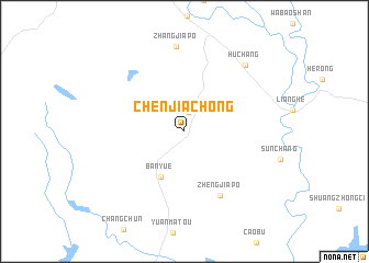 map of Chenjiachong