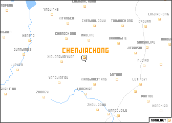 map of Chenjiachong