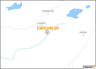map of Chenjiacun