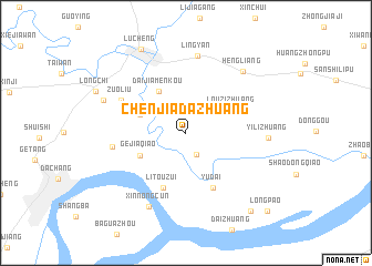 map of Chenjiadazhuang