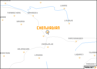 map of Chenjiadian