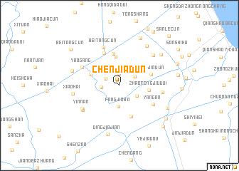 map of Chenjiadun