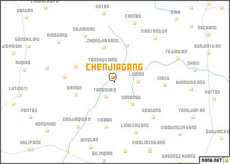 map of Chenjiagang