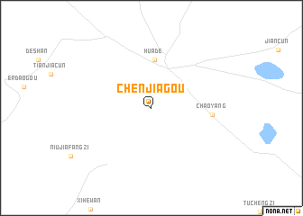 map of Chenjiagou