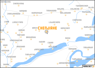 map of Chenjiahe