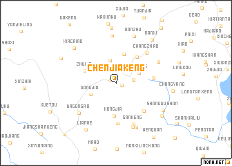 map of Chenjiakeng
